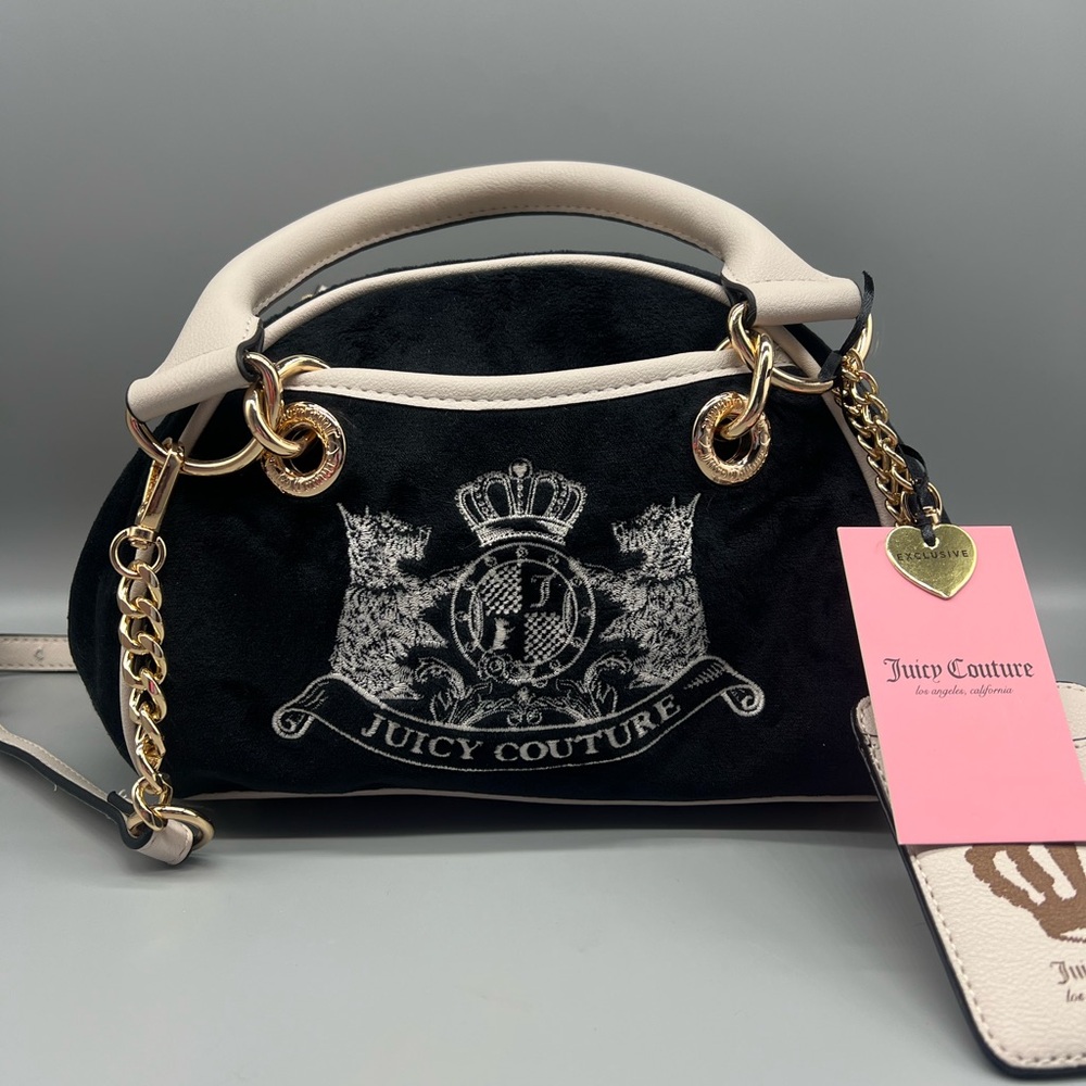 Juicy couture classic Scottie dogs satchel purse